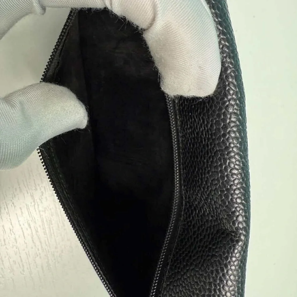 Chanel Textured Black Clutch - Picture 10 of 11
